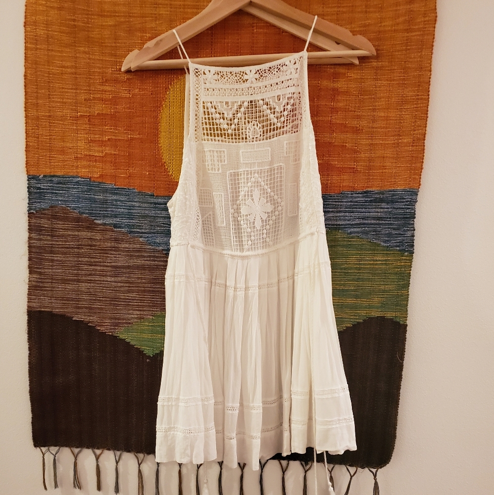 Free people white boho tunic